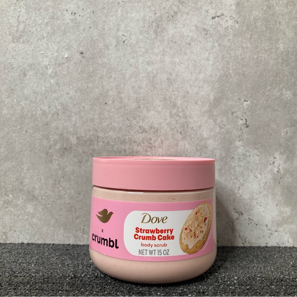 Dove x Crumbl Limited Edition Strawberry Crumb Cake Body Scrub